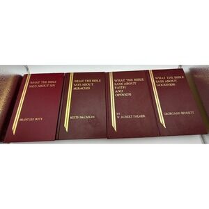 What the Bible Says Series 4 Book Set College Publishing Sin Miracles Faith
